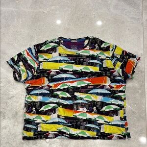 Robert Graham Colorful Graphic T-Shirt - Size 2XL